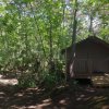 Bungalow immerso in un bosco.